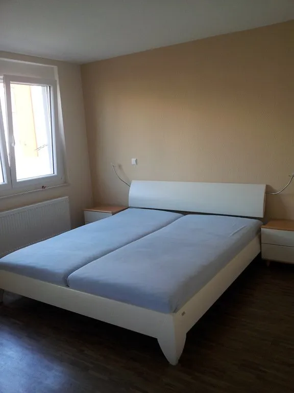 Fertig aufgebautes Doppelbett durch PIR Umzüge